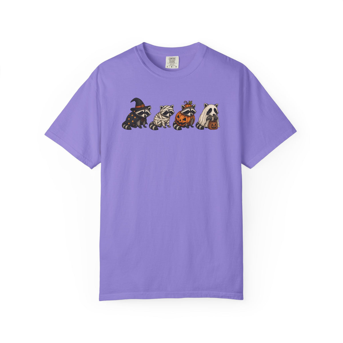 Raccoon Spooky Costume Comfort Colors T-Shirt