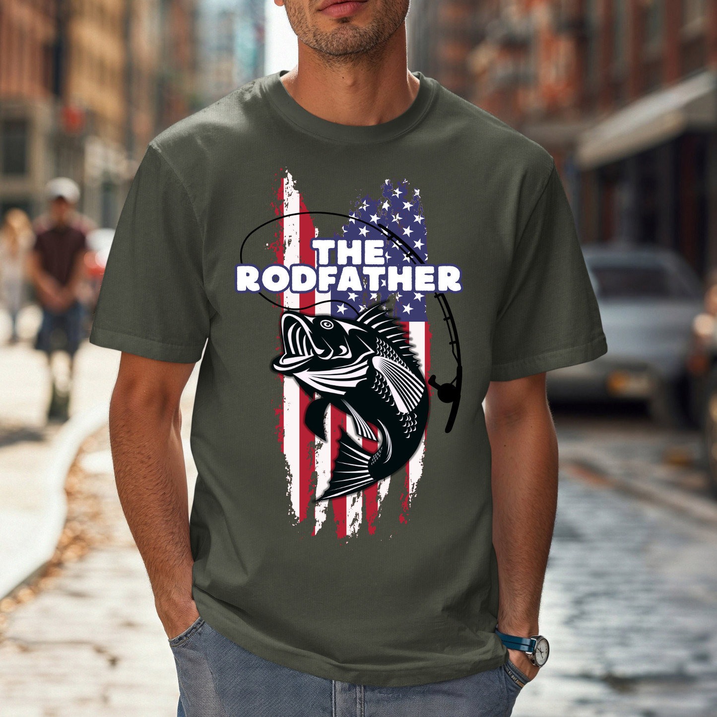 Rodfather Fathers Day T-Shirt