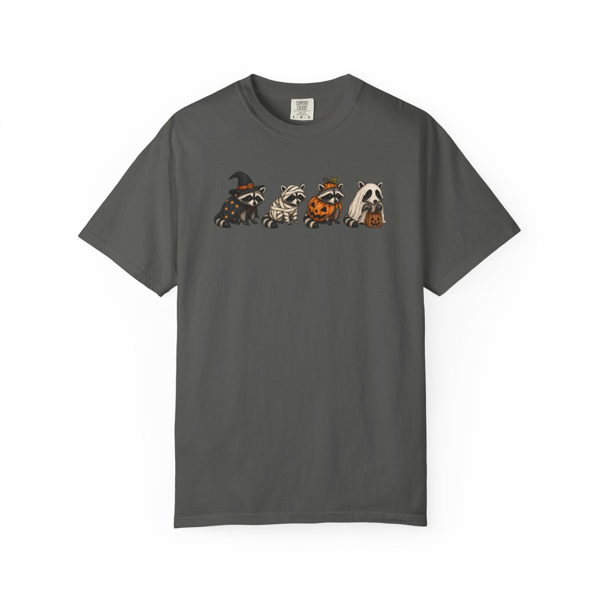 Raccoon Spooky Costume Comfort Colors T-Shirt