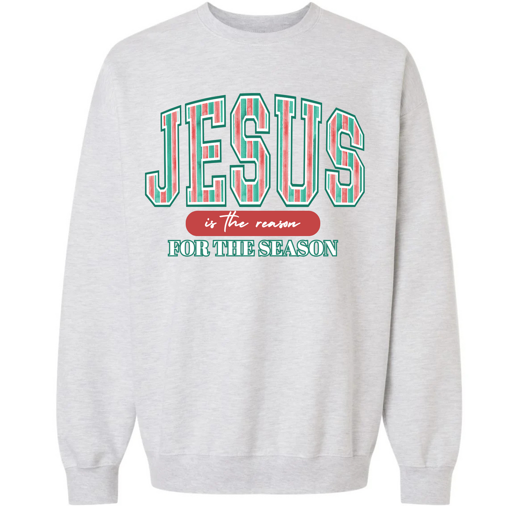 Christian Holiday Crewneck Jesus is the Reason