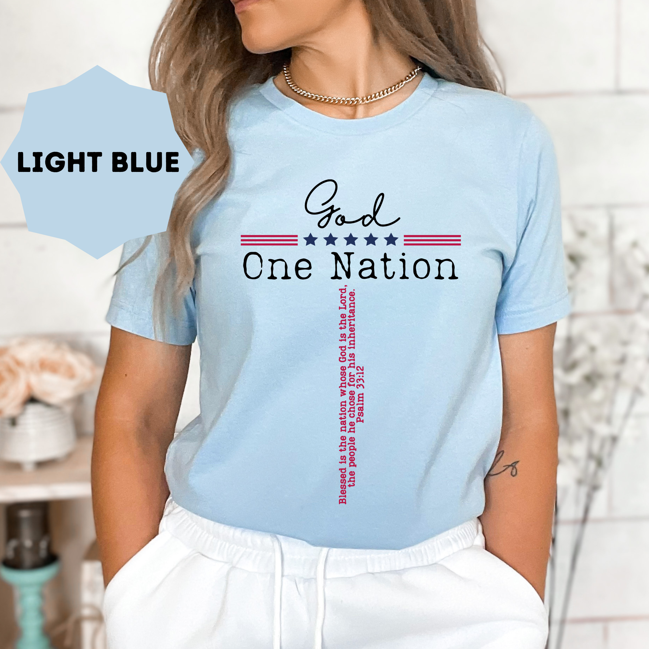 Short Sleeve One Nation Under God