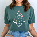 Holiday T-shirt O Come let us adore Him