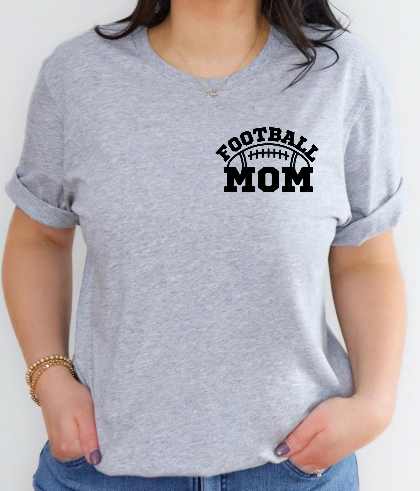 Football Mom Sports Shirt Custom