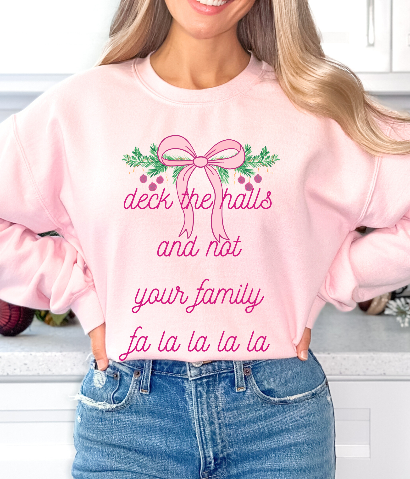 Christmas Deck the Halls Crewneck