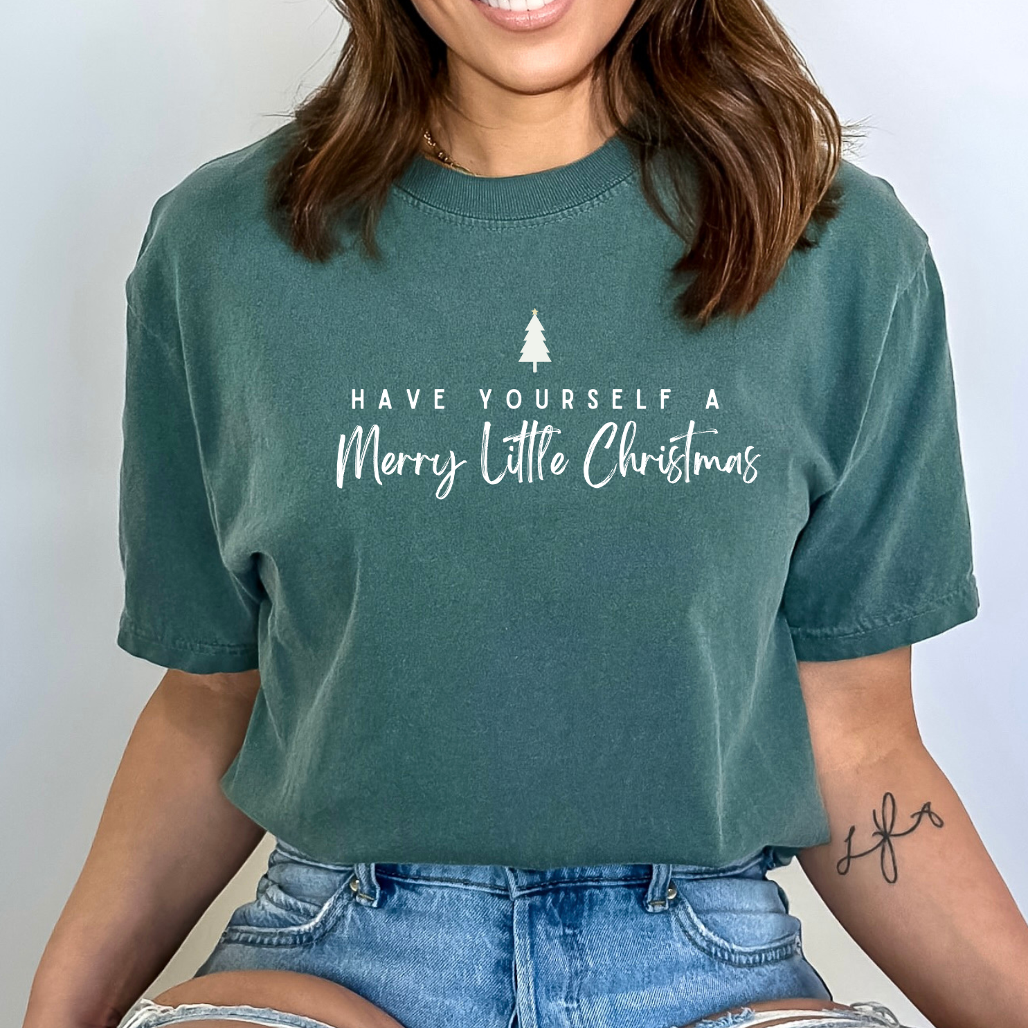 Merry Little Christmas Tee Holiday